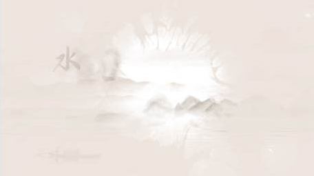 极简水墨文字片头AE模板