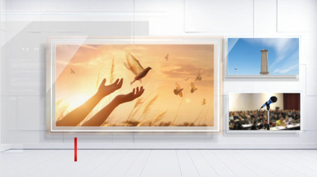 大气党政多照片图文汇聚宣传pr模板