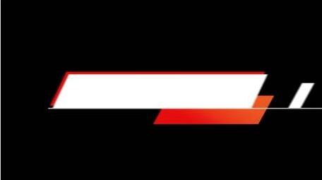 红色党建字幕条角标文字标题字幕花字