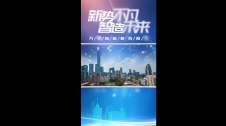 简约弥散色彩企业宣传竖版视频