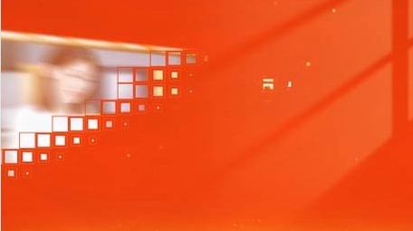 党政红绸立体人物介绍AE模板