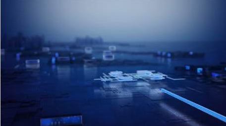 三维科技数据汇报<strong>图文</strong>展示AE模板