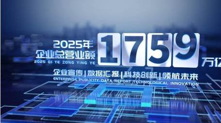 三维科技数据汇报<strong>图文</strong>展示AE模板