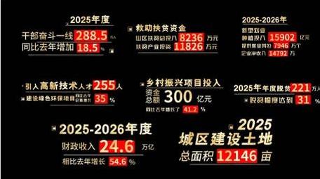 党政数据政策动画展示字幕花字