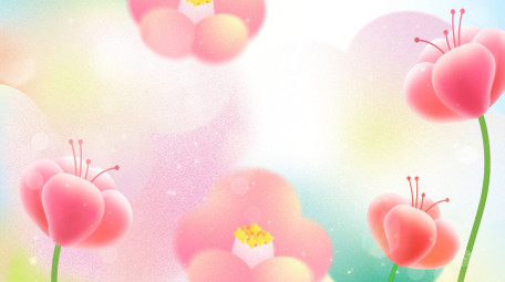 清新唯美春天背景视频模板