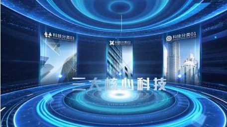 科技分类数据图文展示AE模板