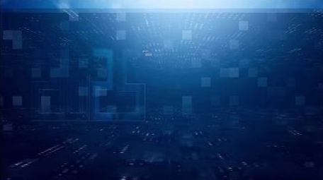 科技企业项目图文展示PR模板