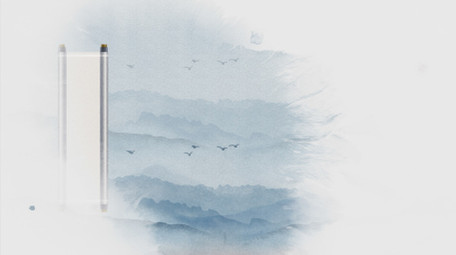 水墨卷轴质感标题片头AE模板