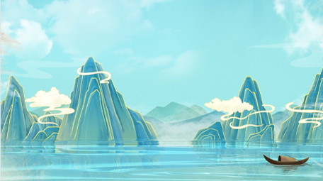 水墨清明质感片头AE模板