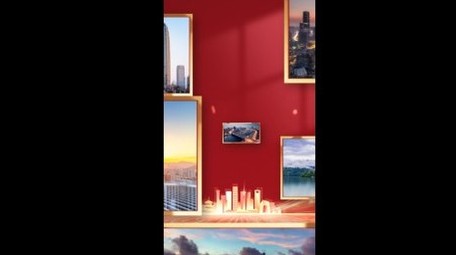 <strong>党政图文</strong>汇聚标题片头竖版视频