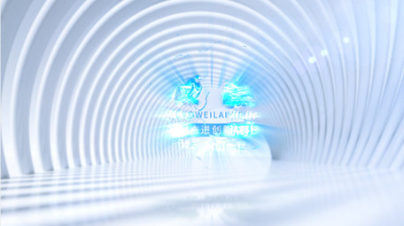 简洁空间穿梭片头AE模板