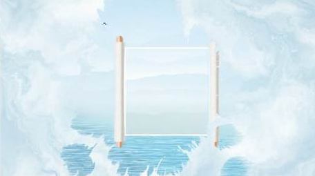 水墨晕染效果视频片头AE模板