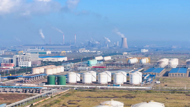 <strong>工业</strong>化工能源储备<strong>工业</strong>生产4K航拍