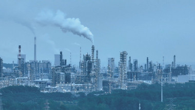 <strong>工业</strong>生产化工能源化工<strong>工业</strong>污染排放4K航拍