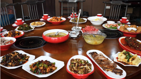 高端酒店餐饮美食川菜风味4k实拍