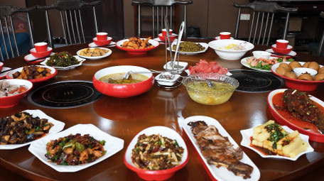 高端酒店餐饮美食川菜风味4k实拍