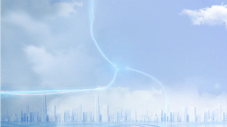 清新科技城市片头AE模板