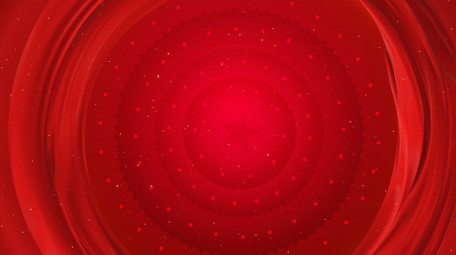 红色党建党政红绸飘扬背景视频