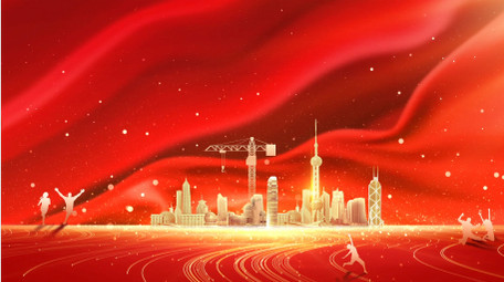 4K大气粒子青年节背景视频AE模板