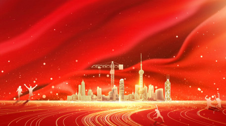 4K大气粒子青年节背景视频AE模板