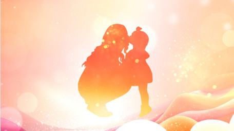 唯美光影母亲节背景视频AE模板