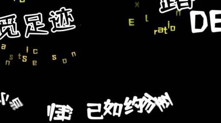 清新明亮春季旅游动画字幕花字