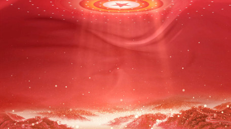 党政红绸飘扬背景视频AE模板