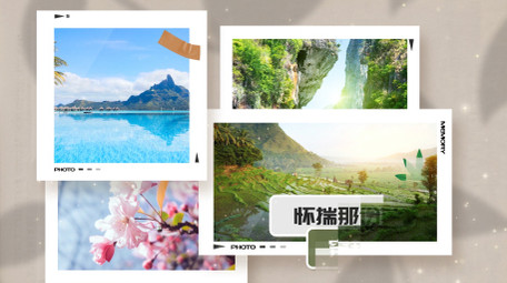 唯美温馨相册展示<strong>图文</strong>AE模板