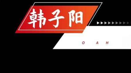 完成0红色党政人名字幕条动画字幕花字