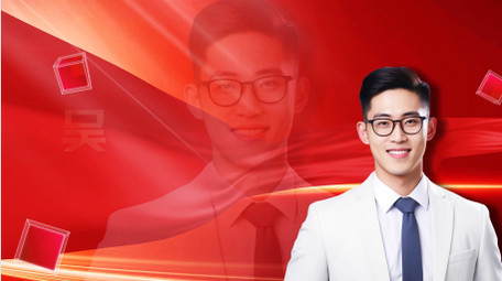 大气<strong>党政</strong>人物介绍<strong>图文</strong>开场AE模版