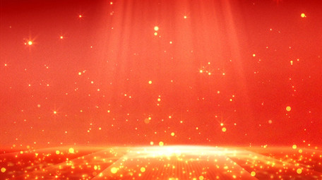 党政粒子飘散背景视频AE模板