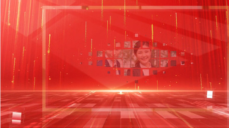 <strong>党政</strong>新闻采访边框视频模版