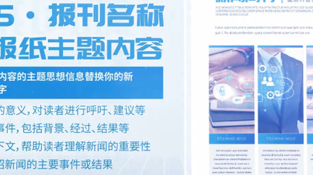 <strong>党政</strong>新闻采访<strong>图文</strong>ae模板