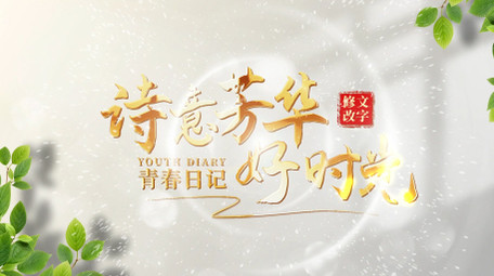 4K唯美清新光影变化片头AE模板