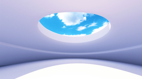 立体空间光影片头AE模板