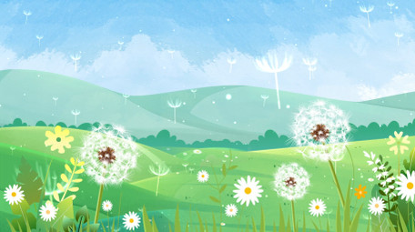 唯美植物飘散意境背景视频AE模板