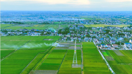 绿色<strong>乡村</strong>田园风光美丽<strong>乡村</strong>绿色农业4K航拍