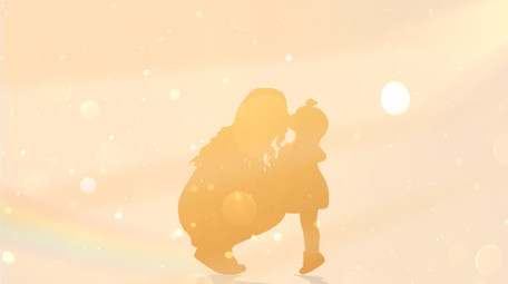 唯美光影母亲节背景AE模板