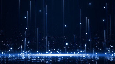 唯美光线粒子背景AE模板