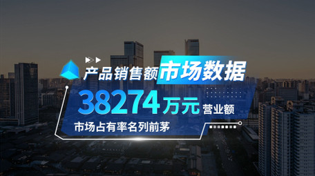 科技数据汇报字幕AE模板