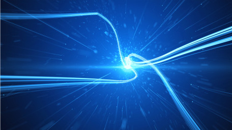 立体穿梭科技光效文字展示AE模板