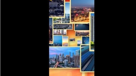 <strong>党政</strong>光影<strong>图文</strong>汇聚片头竖版视频