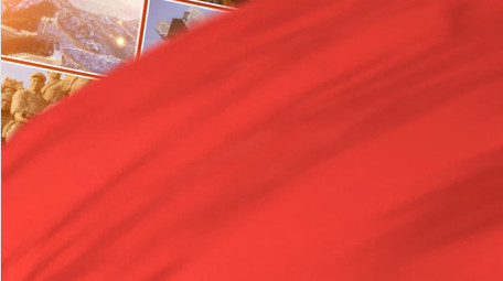 曲面照片墙党政图文展示ae模板