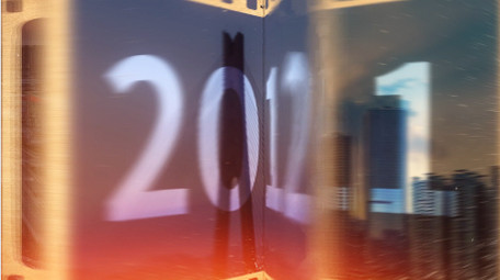 复古胶片翻页图文标题展示AE模版