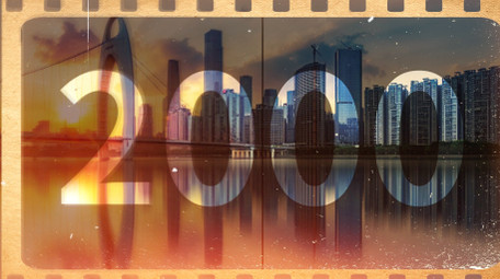 复古胶片翻页图文标题展示AE模版