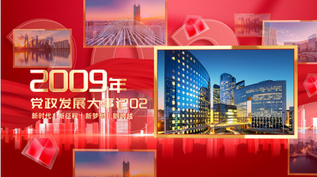 立体党政多图大事记企业宣传片AE模版