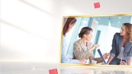 光影红绸党政发展历程pr模板