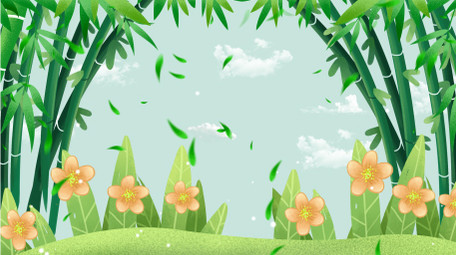 唯美光影清新自然背景AE模板