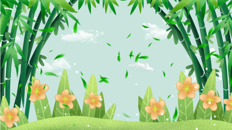 唯美光影清新自然背景AE模板