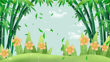 唯美光影清新自然背景AE模板